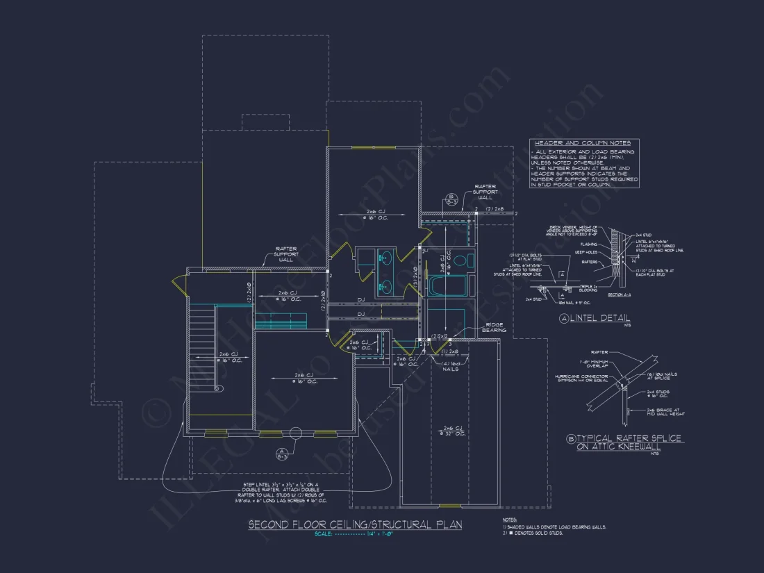 Modern Craftsman house Plan with 4 Bedrooms and Open Designs