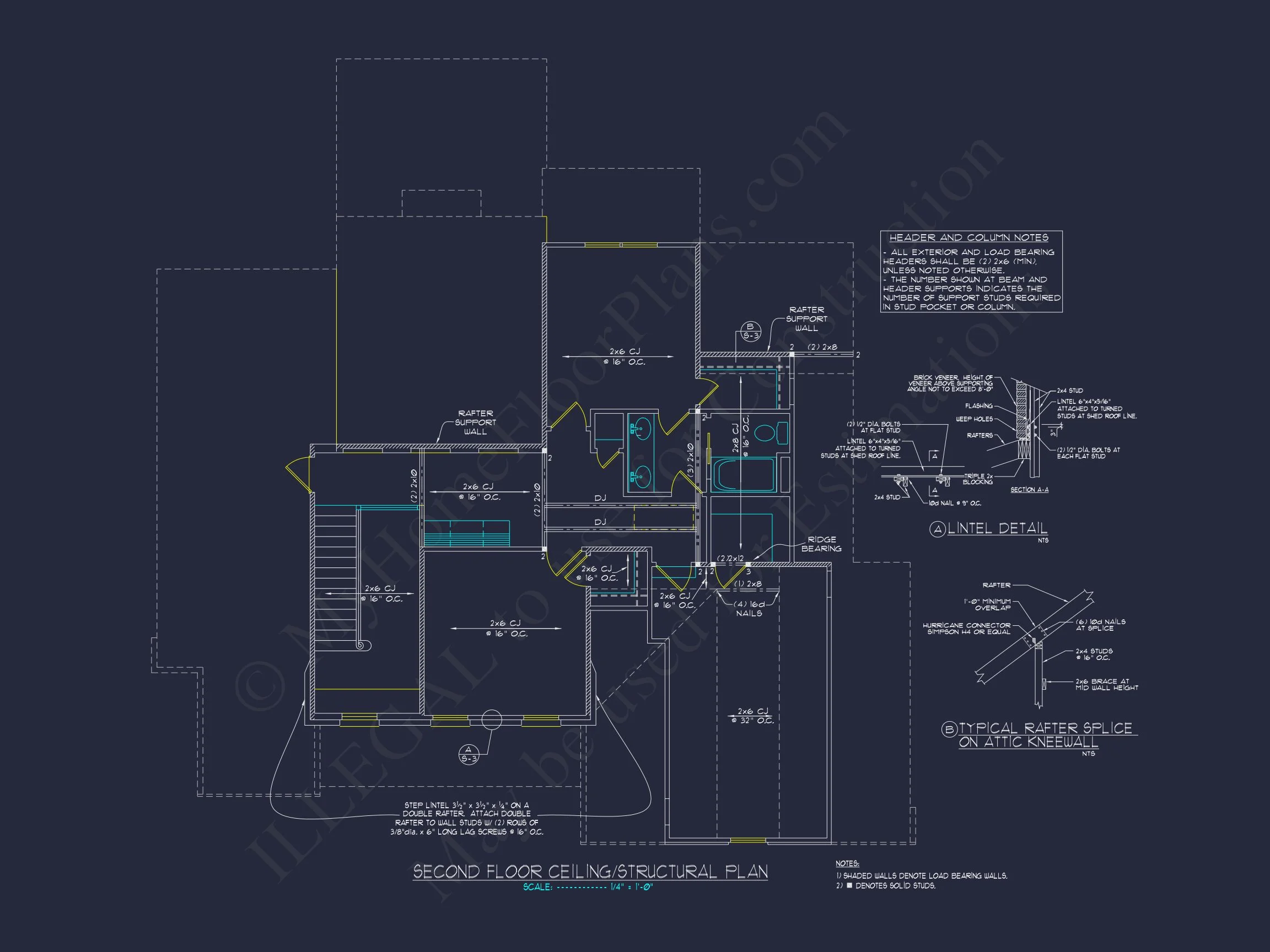Modern Craftsman house Plan with 4 Bedrooms and Open Designs