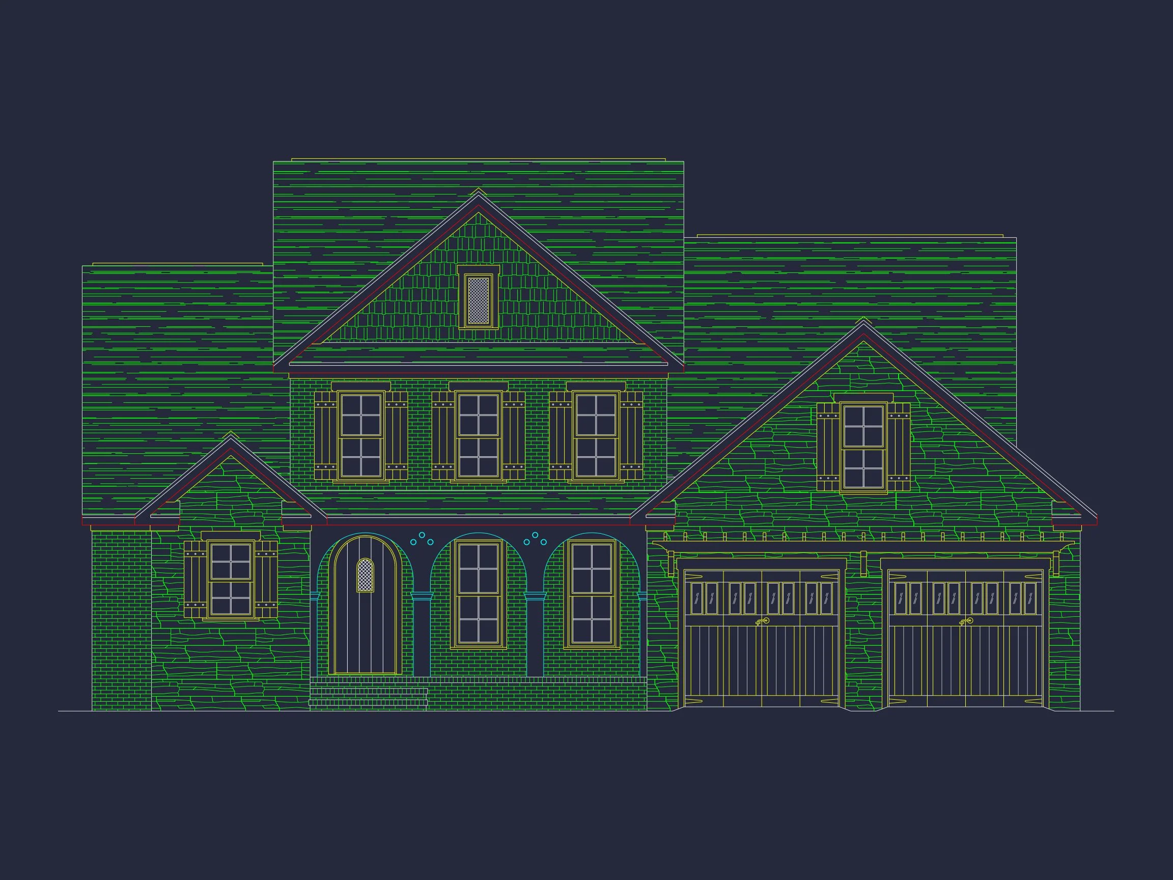 Modern Craftsman house Plan with 4 Bedrooms and Open Designs