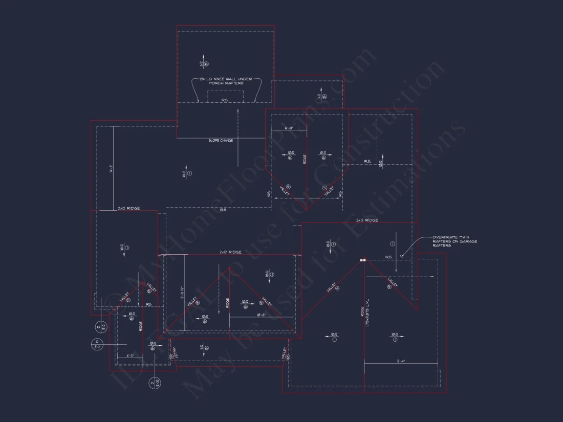 Stunning 4-Bedroom house Floor Plan with Elegant CAD Designs