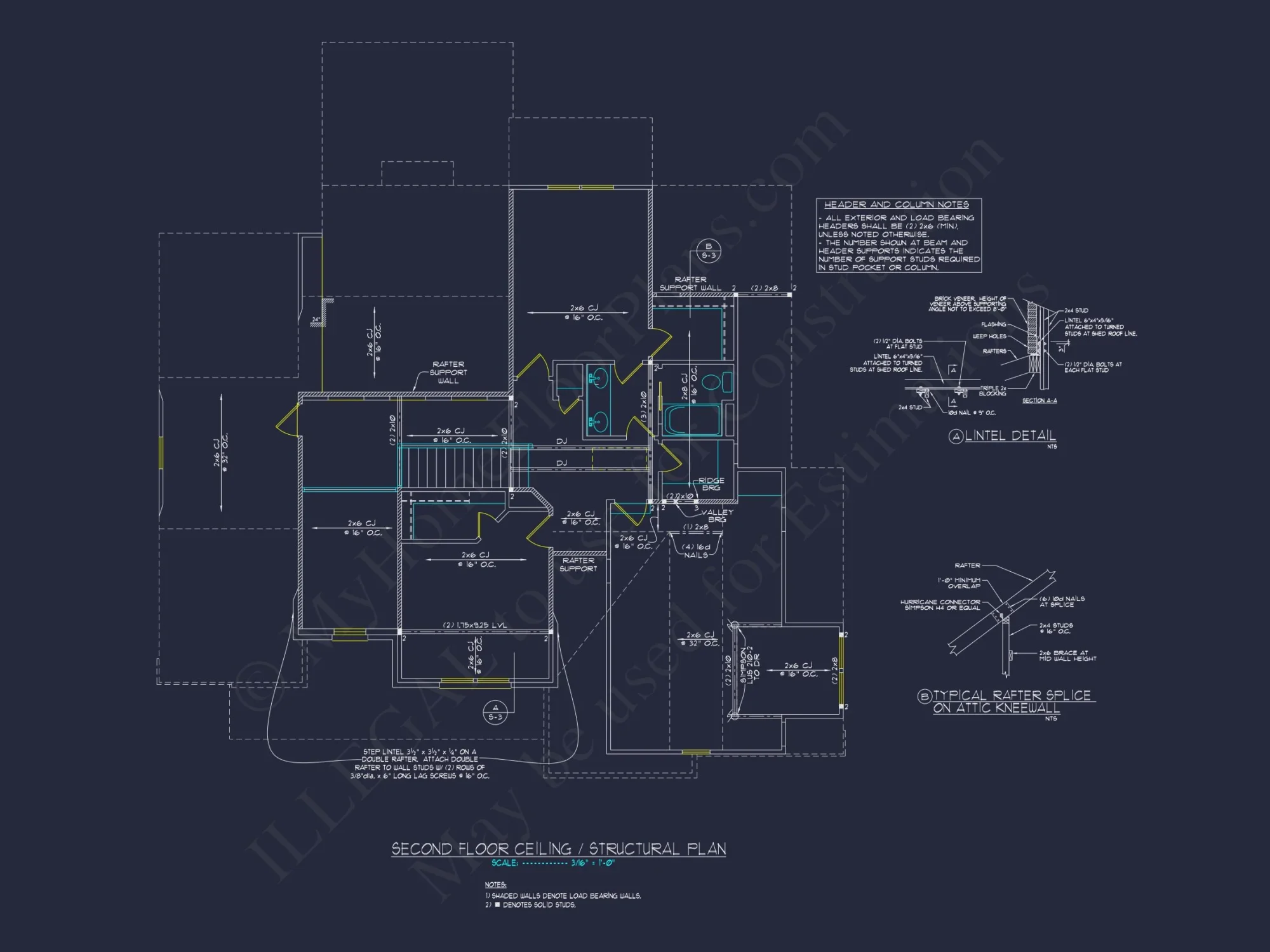 Stunning 4-Bedroom house Floor Plan with Elegant CAD Designs