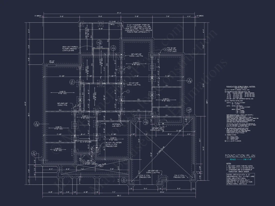 Stunning 4-Bedroom house Floor Plan with Elegant CAD Designs