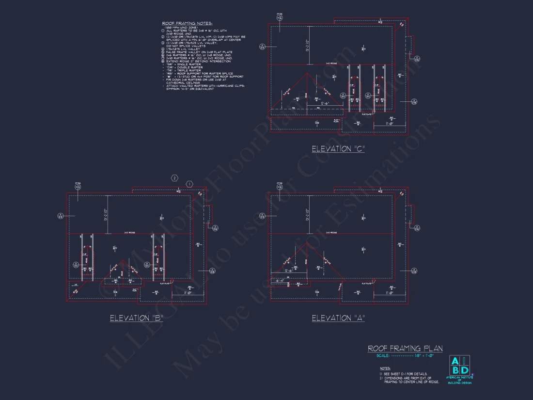 Stylish 2-Story house Plan with Detailed CAD Blueprint Designs