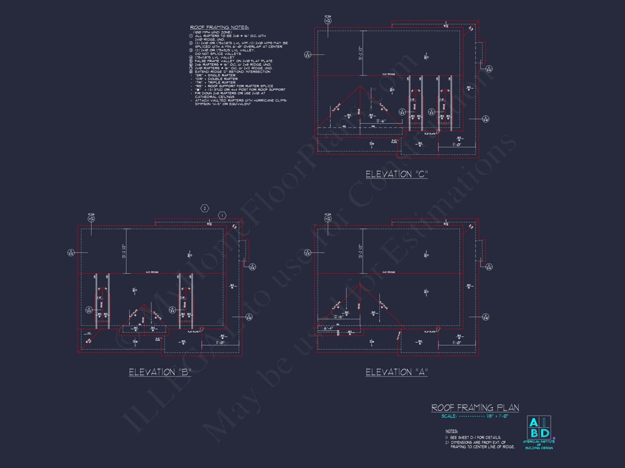 Stylish 2-Story house Plan with Detailed CAD Blueprint Designs