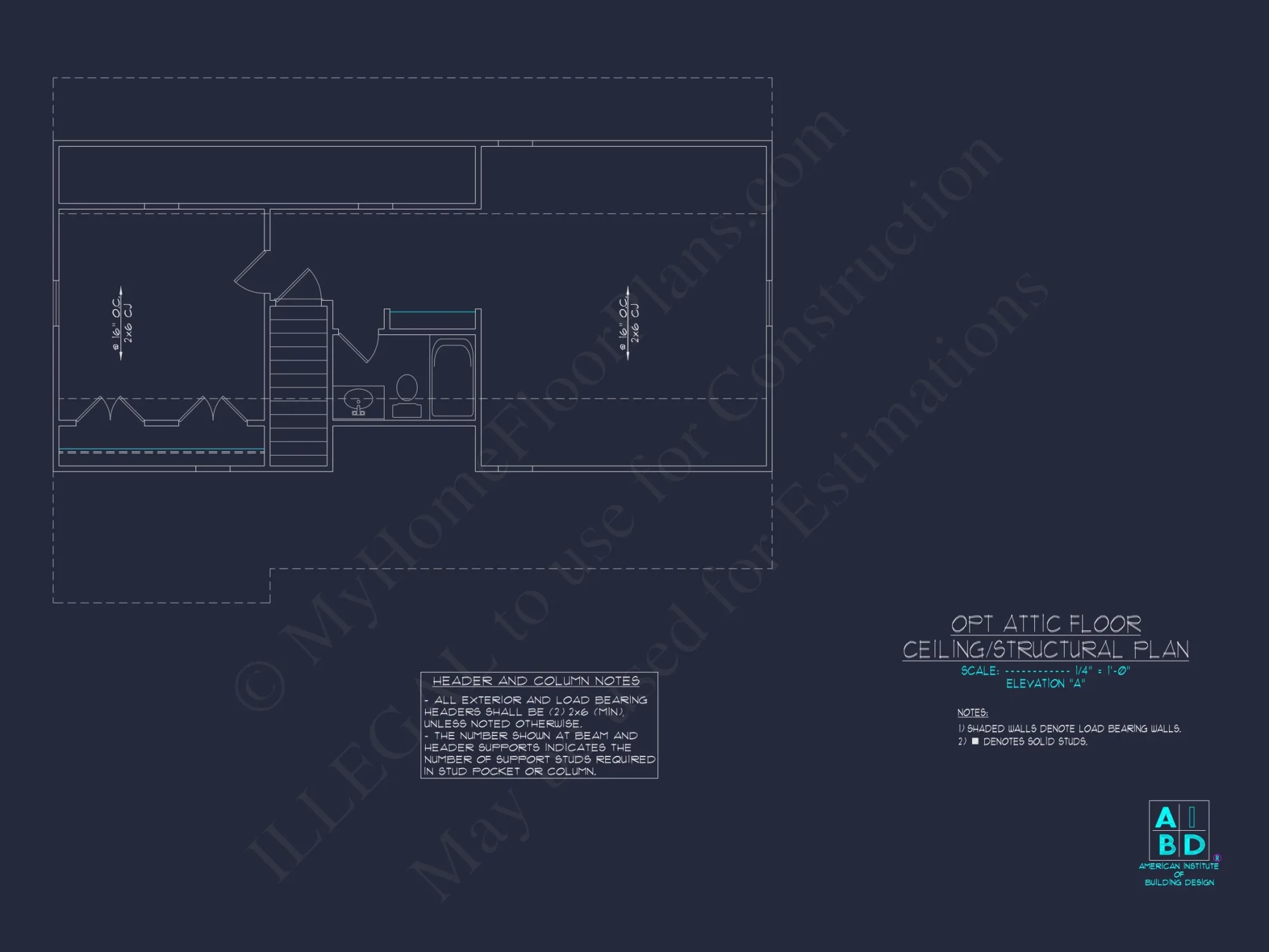 Stylish 2-Story house Plan with Detailed CAD Blueprint Designs