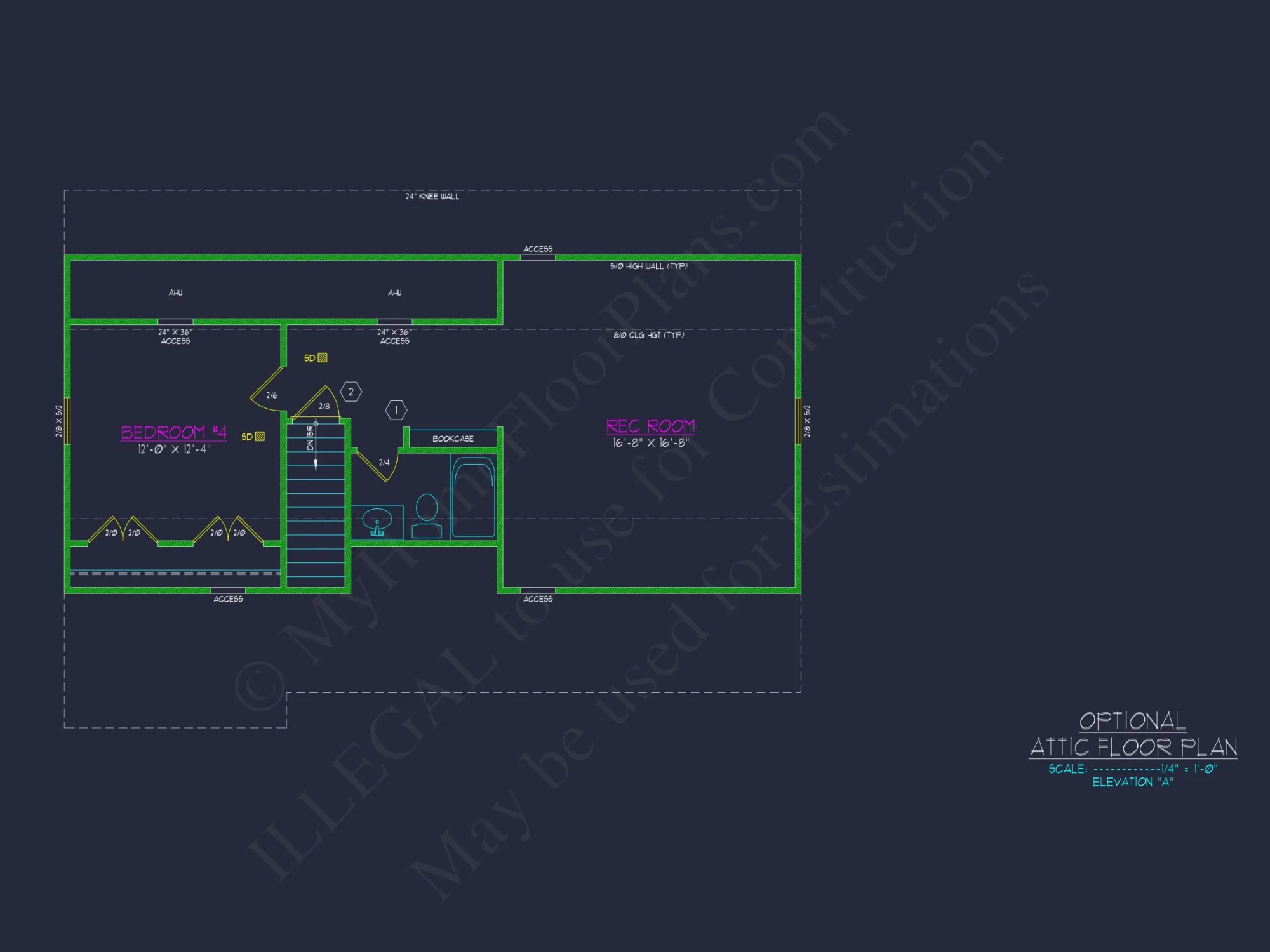 Stylish 2-Story house Plan with Detailed CAD Blueprint Designs