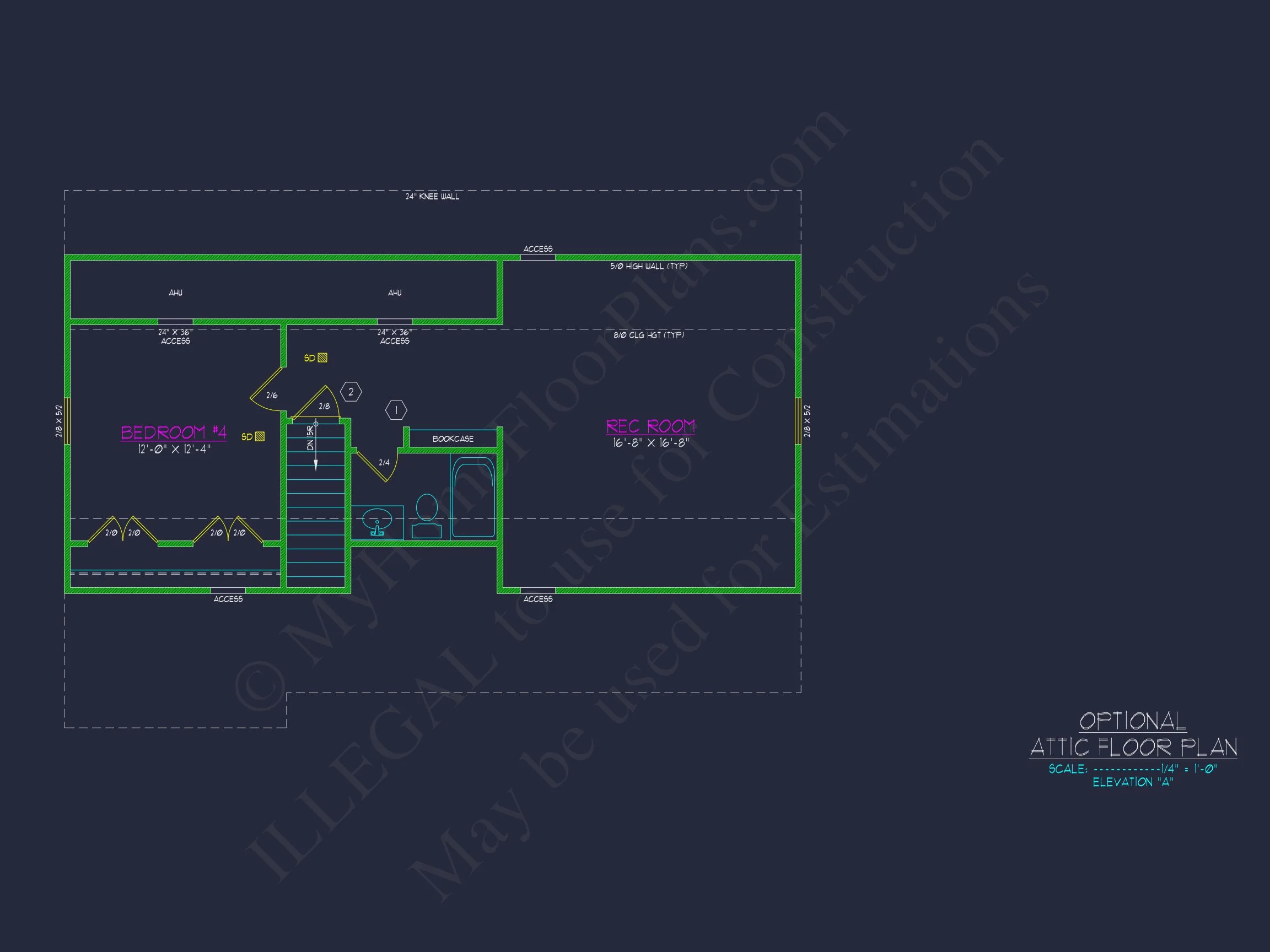 Stylish 2-Story house Plan with Detailed CAD Blueprint Designs