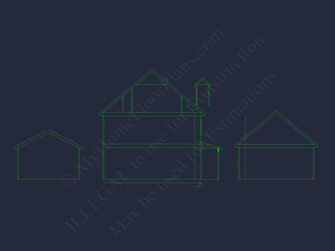 Modern Craftsman house Plan with Detailed Floor Designs