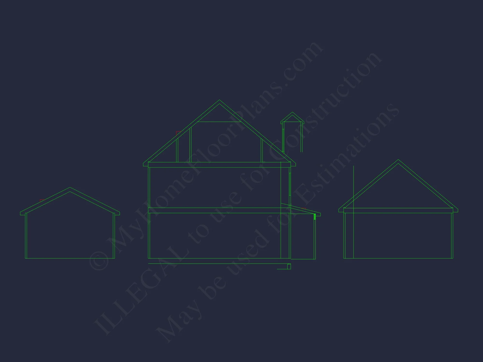 Modern Craftsman house Plan with Detailed Floor Designs