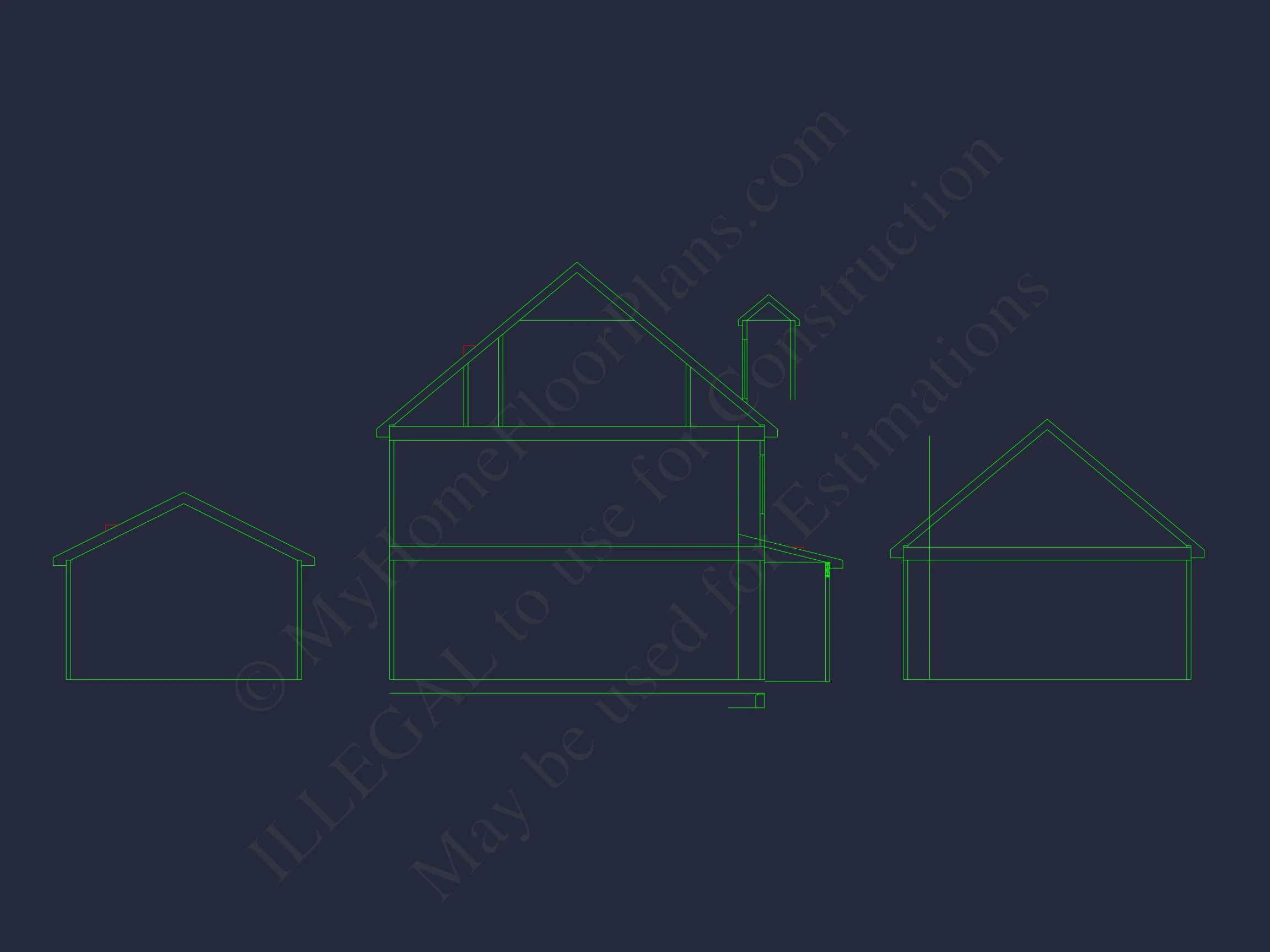 10-1137 HOUSE PLAN - 2-Story Modern Farmhouse-Colonial Plan - 3 Bed, 2 Bath, 2,000+ Sq. Ft. 14 Modern Craftsman house Plan with Detailed Floor Designs