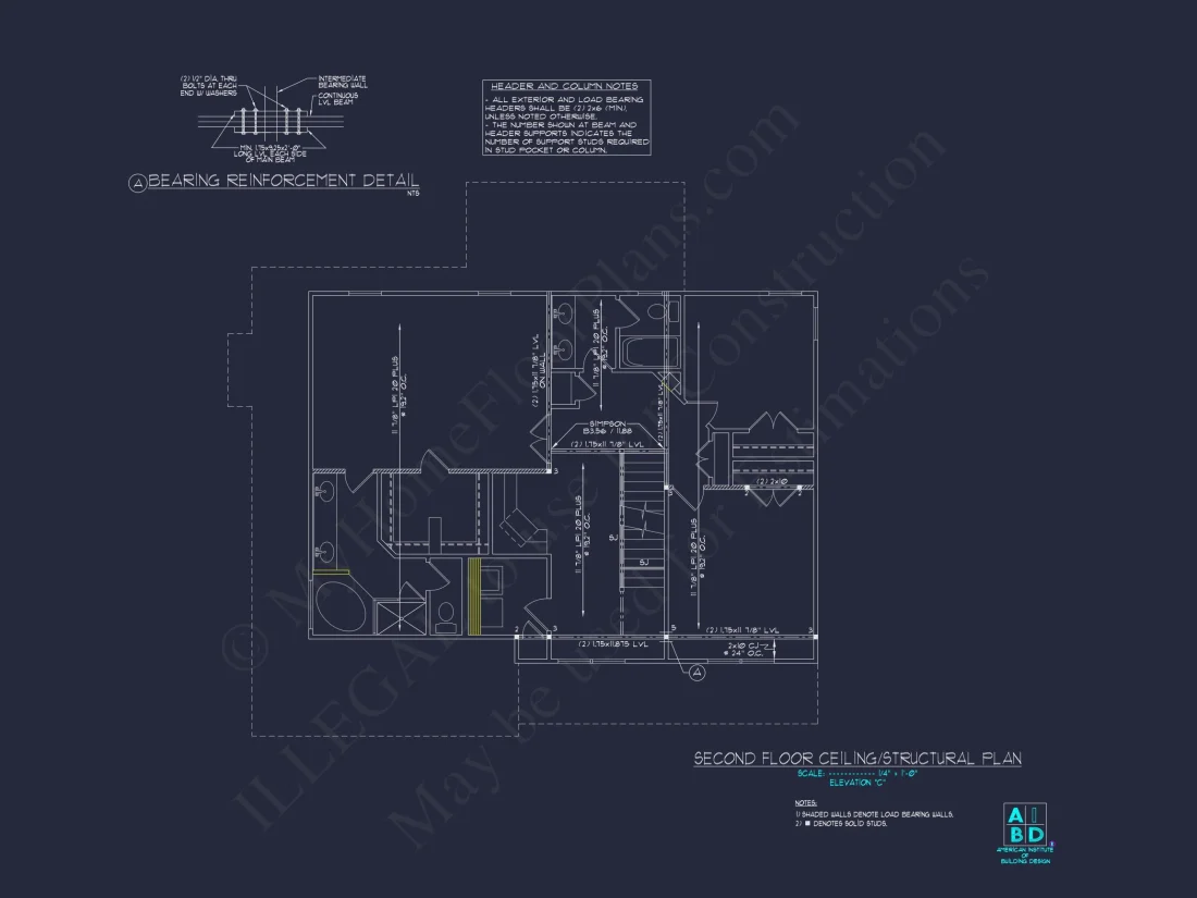 Modern Craftsman house Plan with Detailed Floor Designs