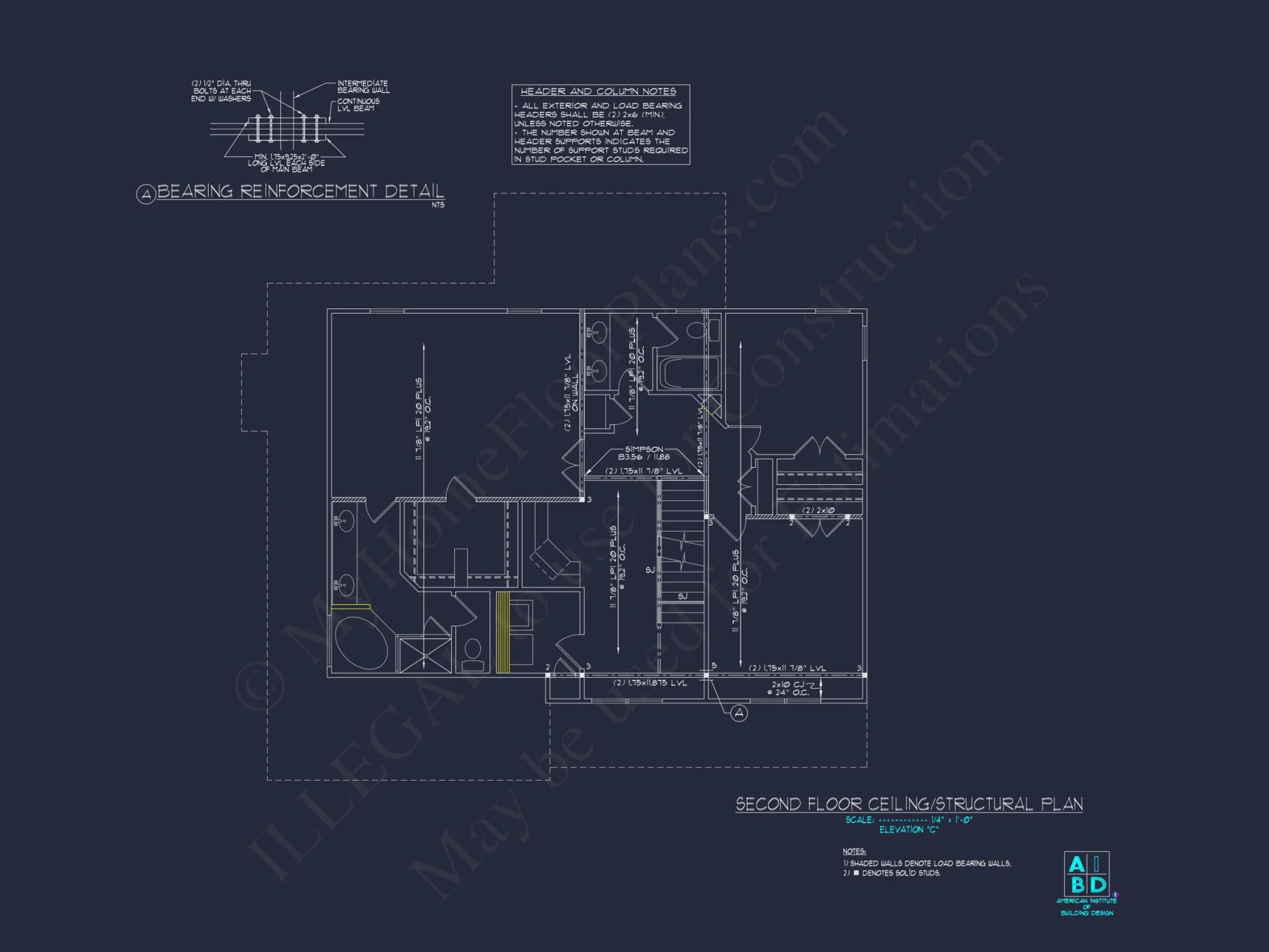 Modern Craftsman house Plan with Detailed Floor Designs