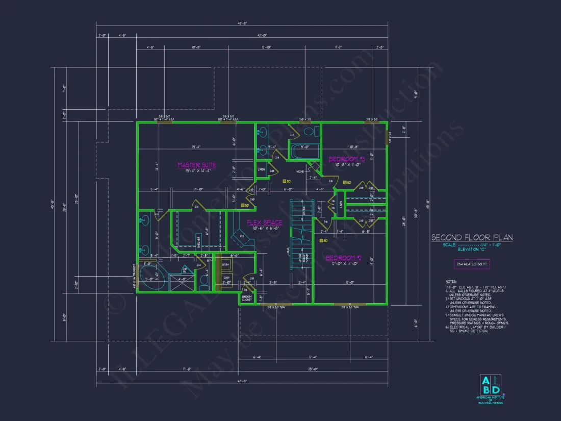Modern Craftsman house Plan with Detailed Floor Designs