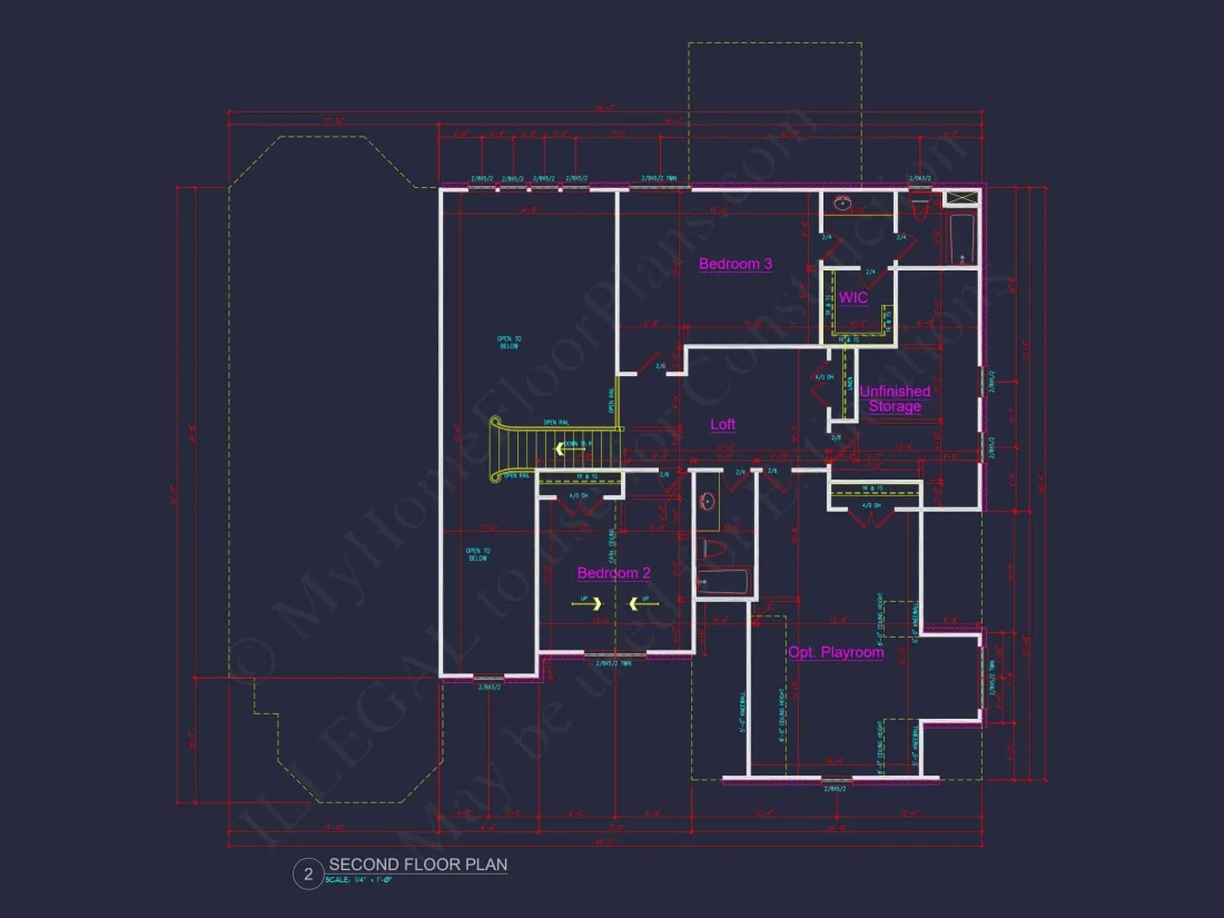 Elegant 2-Story house Plan with Spacious Floor Plan & CAD Designs