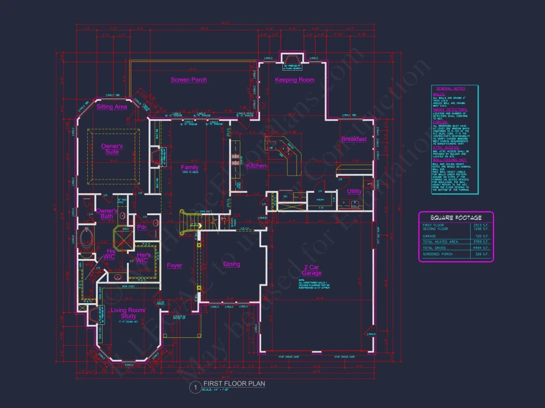 Elegant 2-Story house Plan with Spacious Floor Plan & CAD Designs