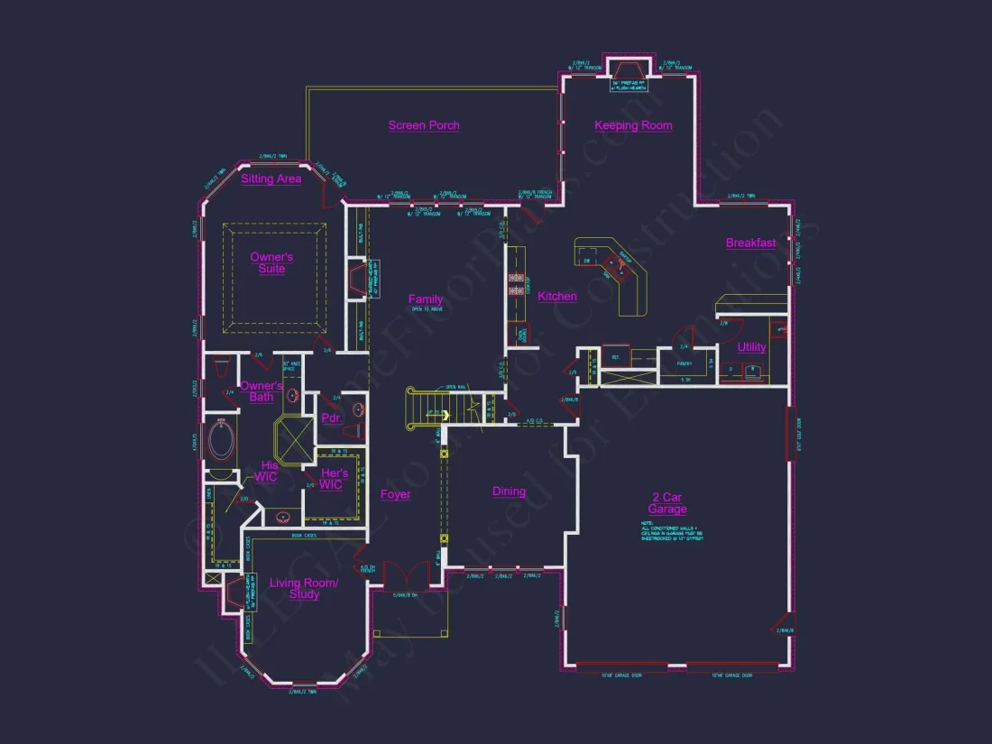 Elegant 2-Story house Plan with Spacious Floor Plan & CAD Designs