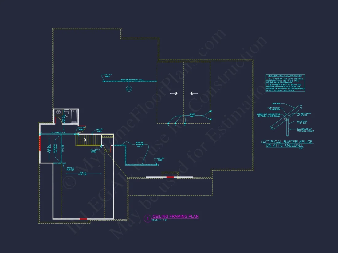 Elegant house Plan with CAD Designs: Floor Plans & Architecture