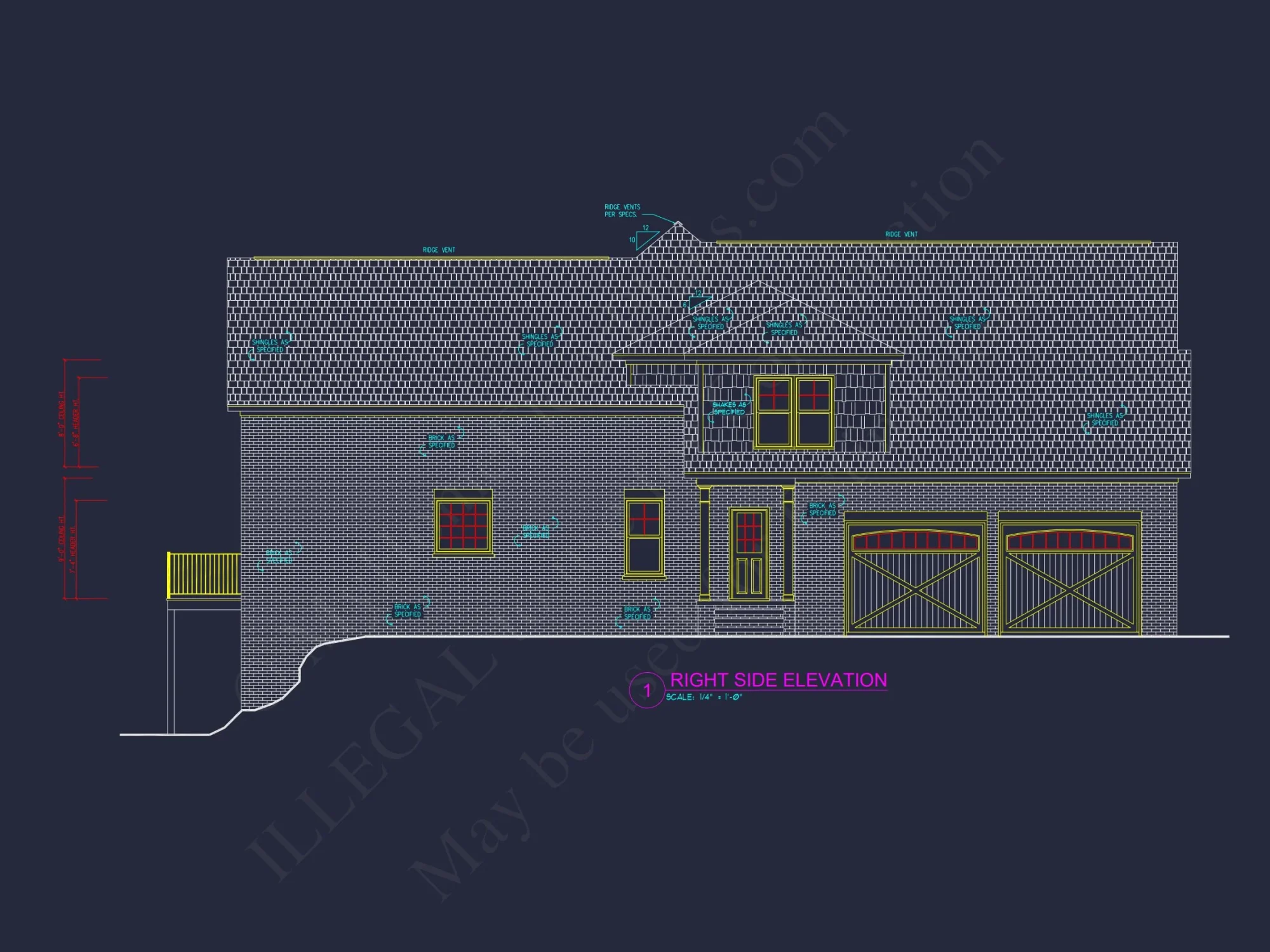 Elegant house Plan with CAD Designs: Floor Plans & Architecture