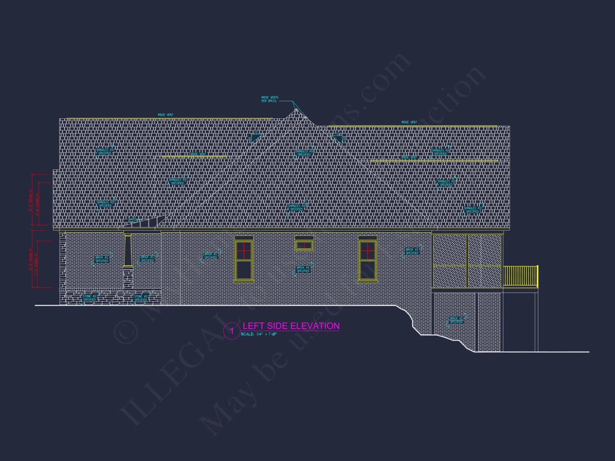 Elegant house Plan with CAD Designs: Floor Plans & Architecture