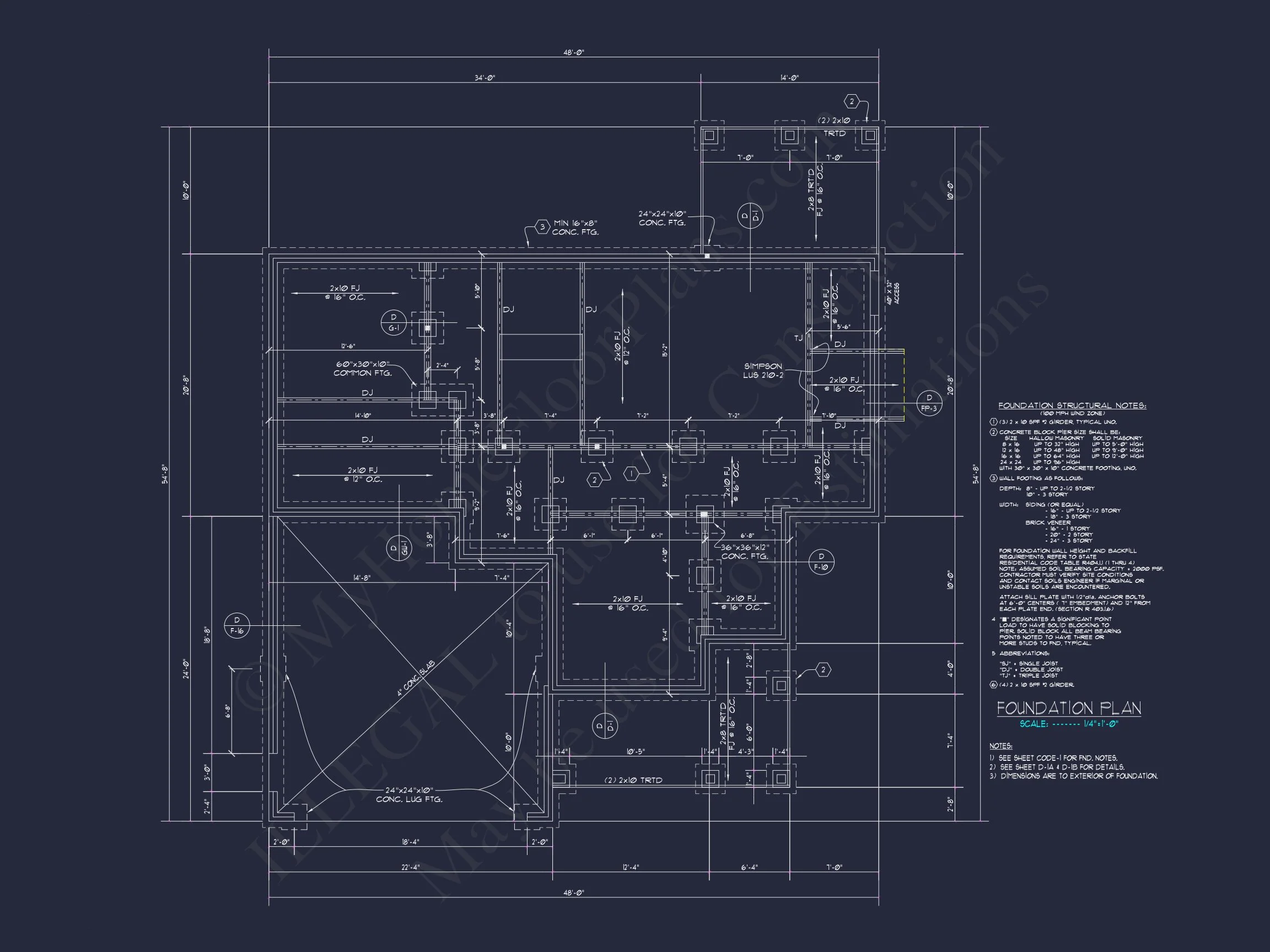 10-1052 HOUSE PLAN - Modern Colonial Revival House Plan - 4 Bed, 2,718 Sq Ft with Bonus Room 8 Elegant house Plan with CAD Designs and Detailed Floor Plans