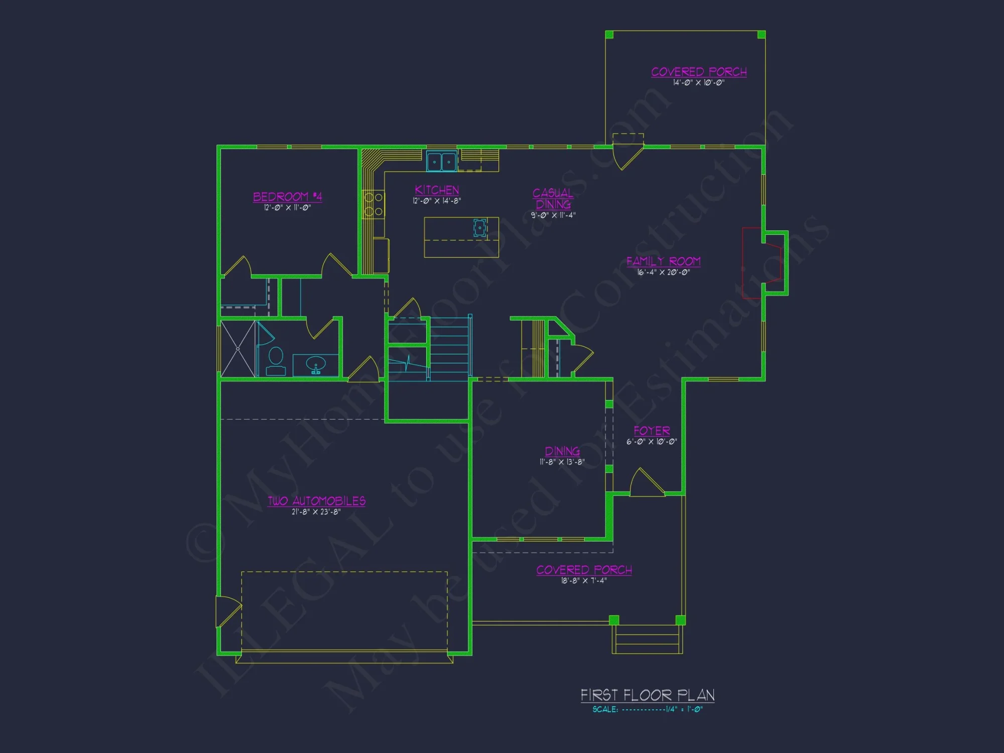 Elegant house Plan with CAD Designs and Detailed Floor Plans