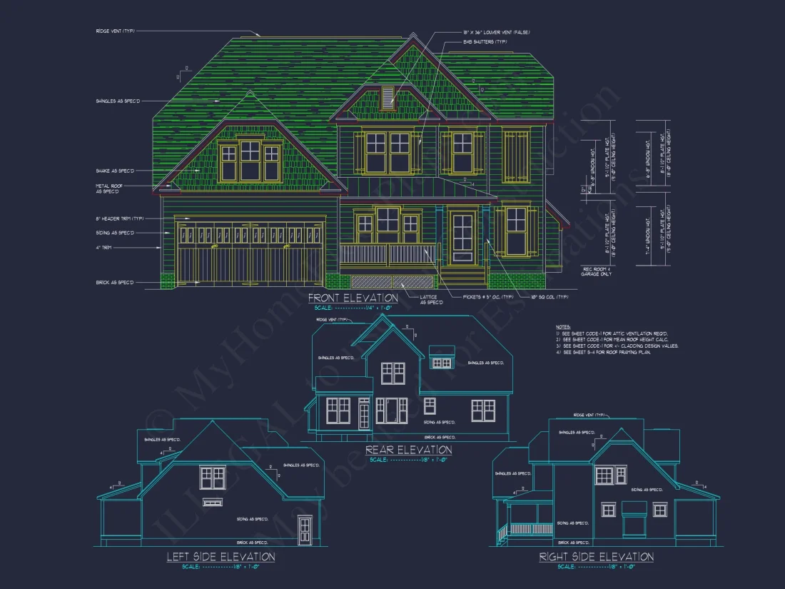 Elegant house Plan with CAD Designs and Detailed Floor Plans