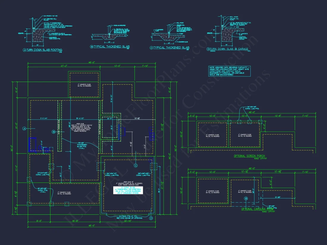 Stunning house Plan with 2 Floors, CAD Designs & Blueprint