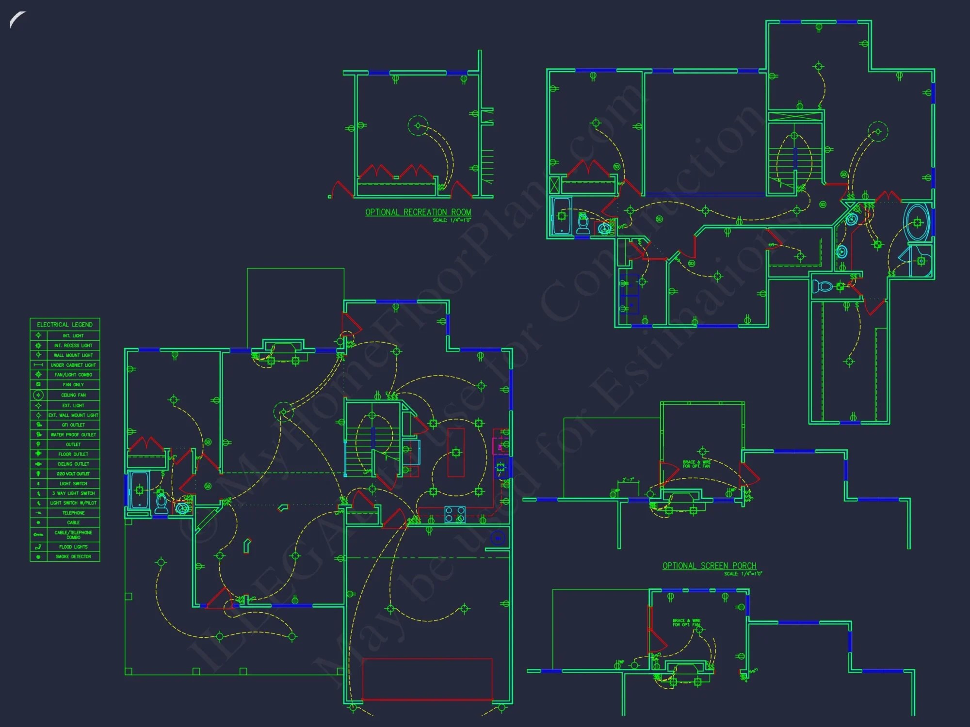 Stunning house Plan with 2 Floors, CAD Designs & Blueprint