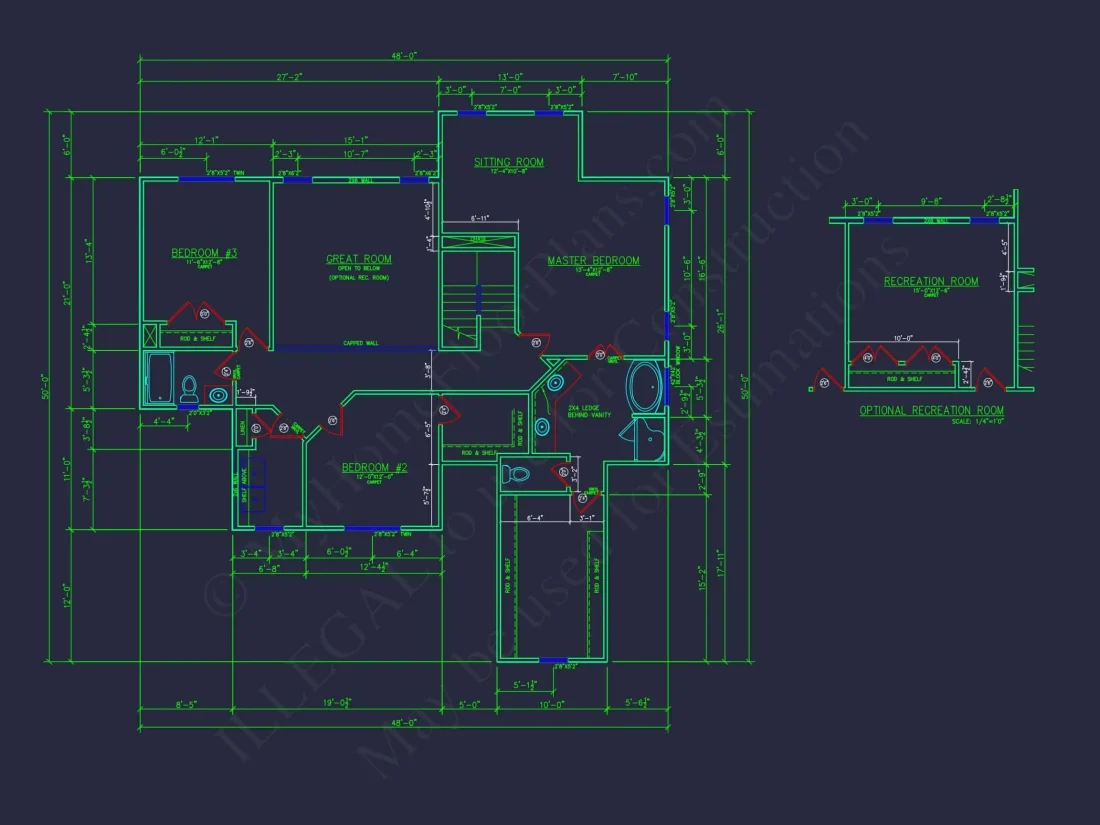 Stunning house Plan with 2 Floors, CAD Designs & Blueprint