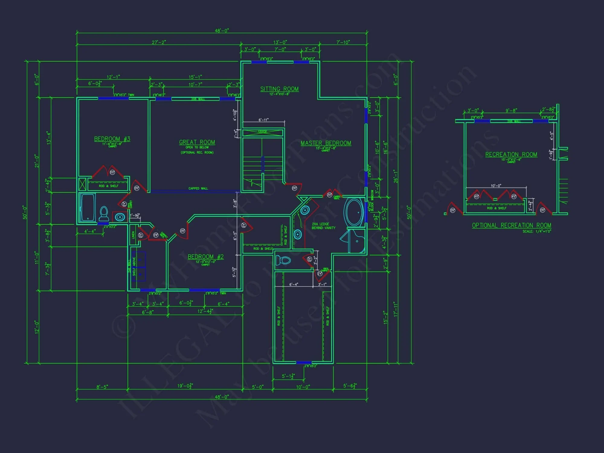 Stunning house Plan with 2 Floors, CAD Designs & Blueprint