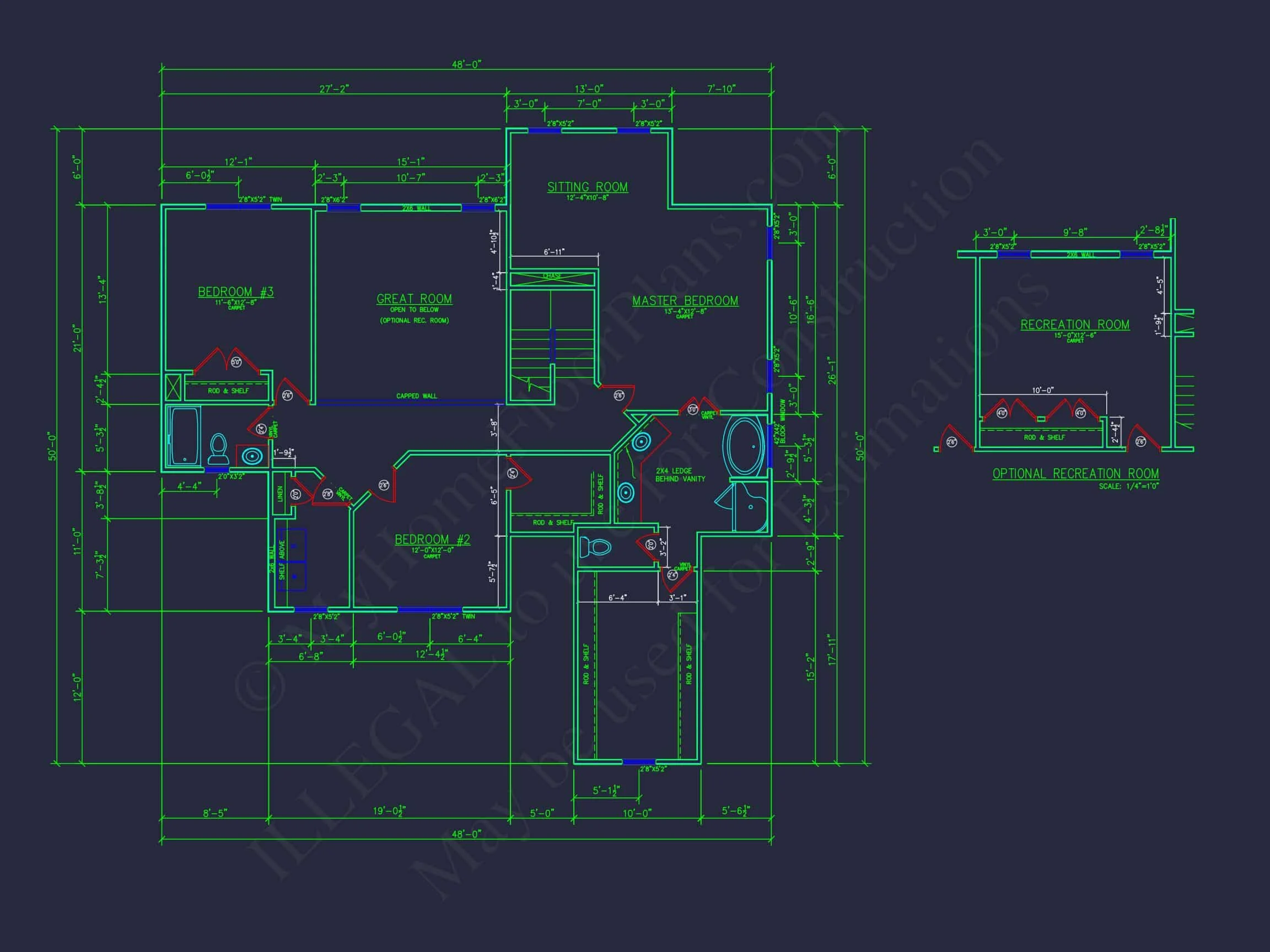 10-1018 HOUSE PLAN - Traditional Colonial Revival House Plan – 4 Bed, 3,017 Sq Ft, 2-Story with CAD Blueprints 9 Stunning house Plan with 2 Floors, CAD Designs & Blueprint