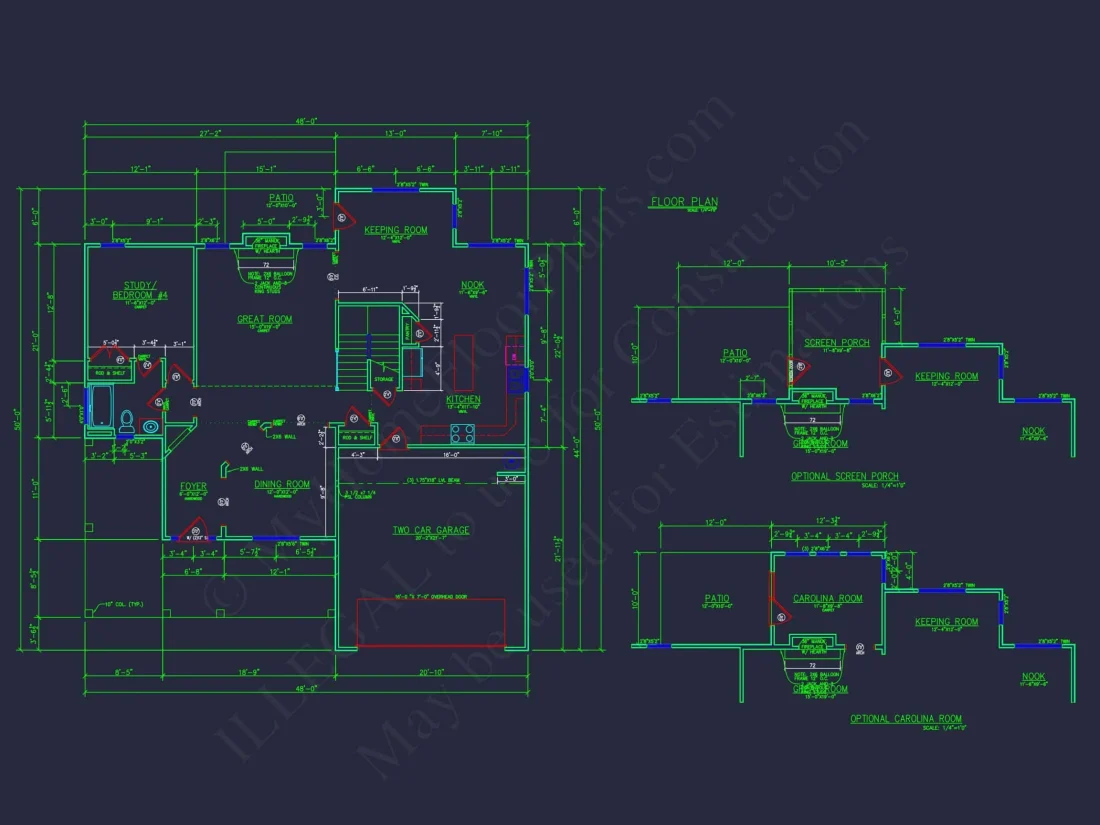Stunning house Plan with 2 Floors, CAD Designs & Blueprint