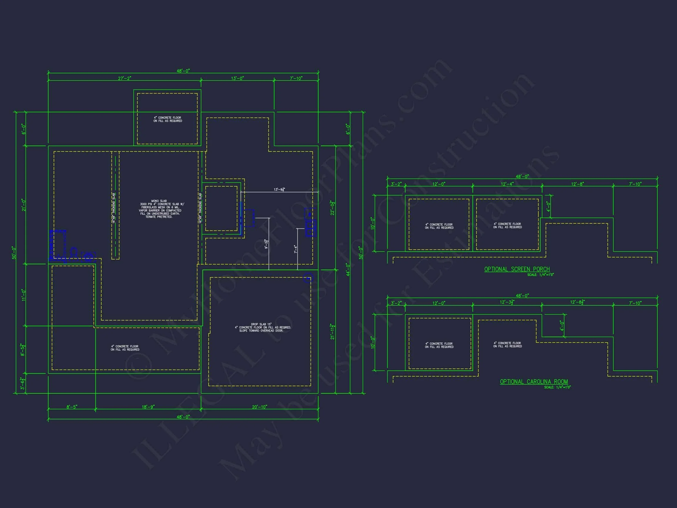 10-1018 HOUSE PLAN - Traditional Colonial Revival House Plan – 4 Bed, 3,017 Sq Ft, 2-Story with CAD Blueprints 6 Stunning house Plan with 2 Floors, CAD Designs & Blueprint