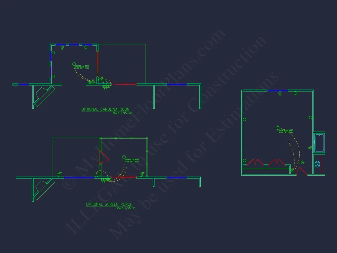 Elegant house Plan with Detailed Floor Plan and CAD Designs