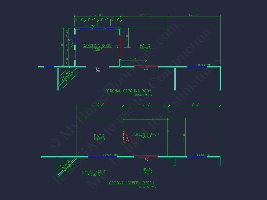 Elegant house Plan with Detailed Floor Plan and CAD Designs