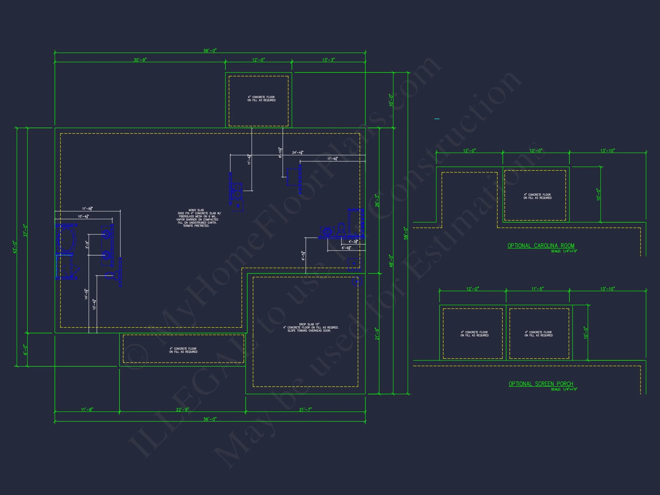 10-1017 HOUSE PLAN - Traditional Colonial Revival House Plan with Craftsman Charm – 2,864 Sq Ft, 4 Beds 8 Elegant house Plan with Detailed Floor Plan and CAD Designs