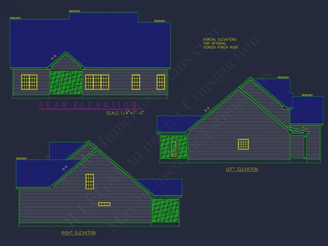 Elegant house Plan with Detailed Floor Plan and CAD Designs