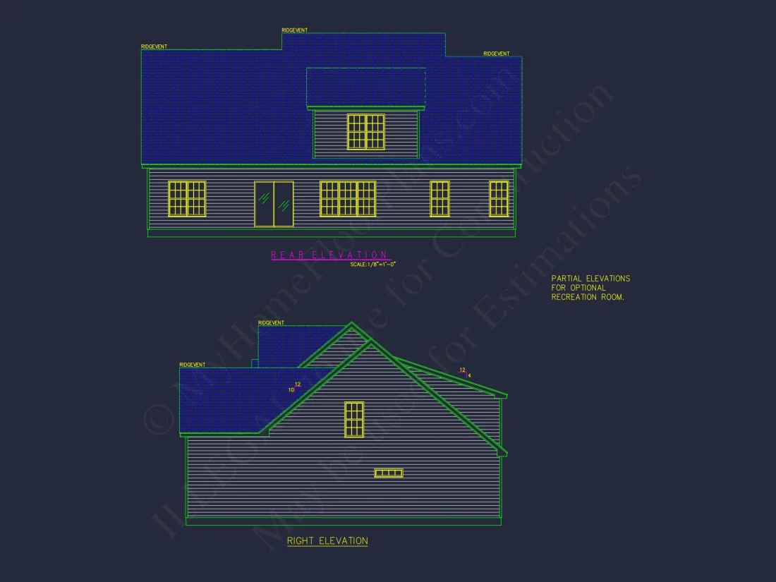 Elegant house Plan with Detailed Floor Plan and CAD Designs
