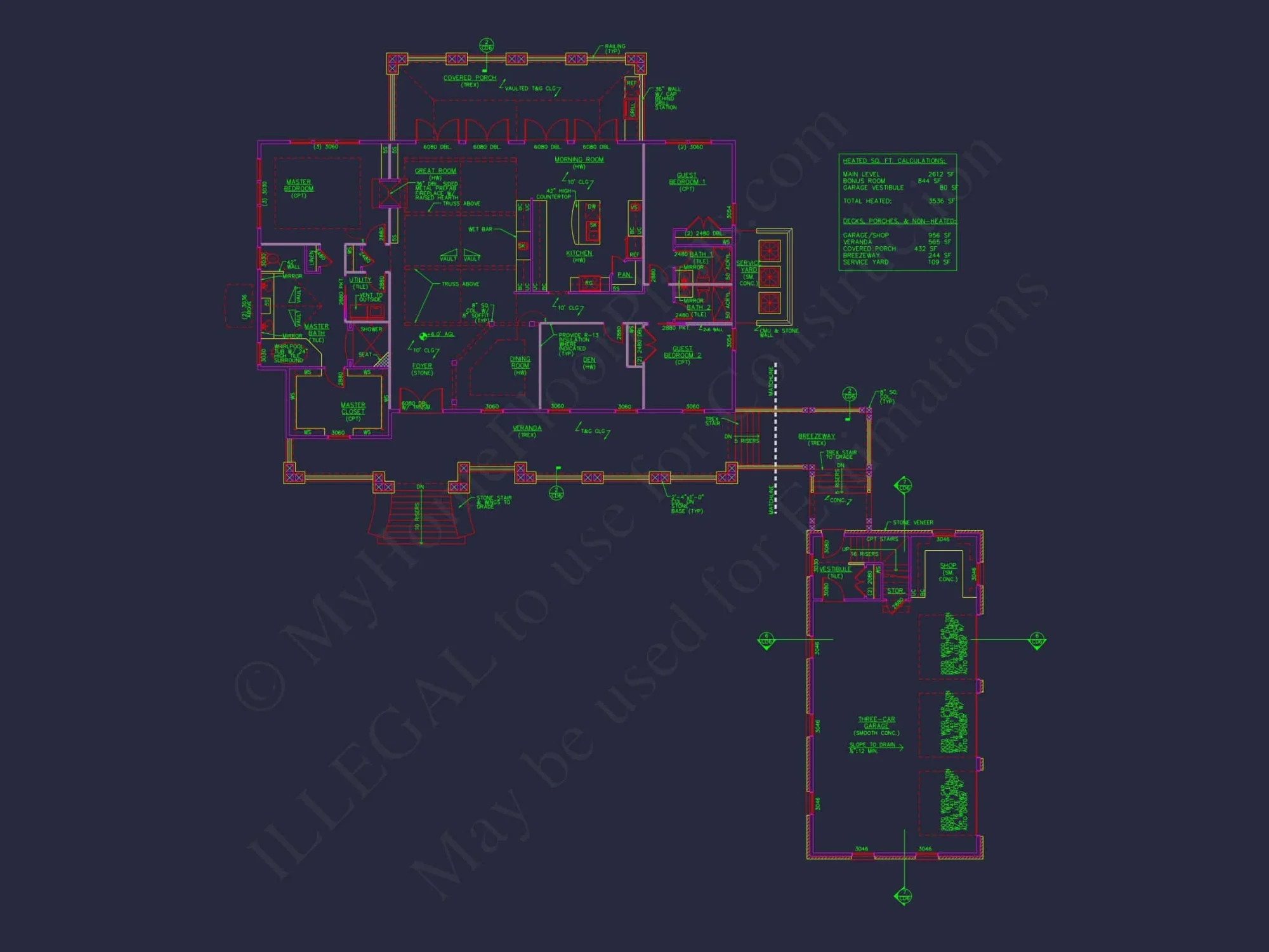 Craftsman house Plan with Spacious Floor Plan and CAD Designs