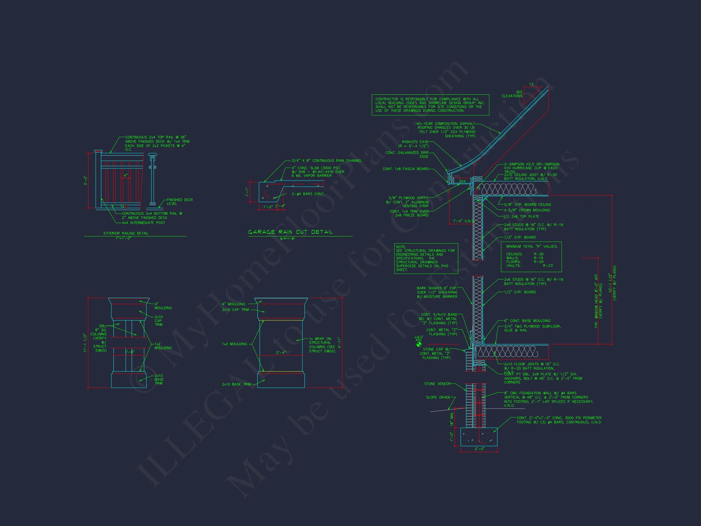 10-1014 HOUSE PLAN - Craftsman Ranch Cottage House Plan – 3,536 Sq Ft, 3 Bed + Bonus Room 7 Craftsman house Plan with Spacious Floor Plan and CAD Designs