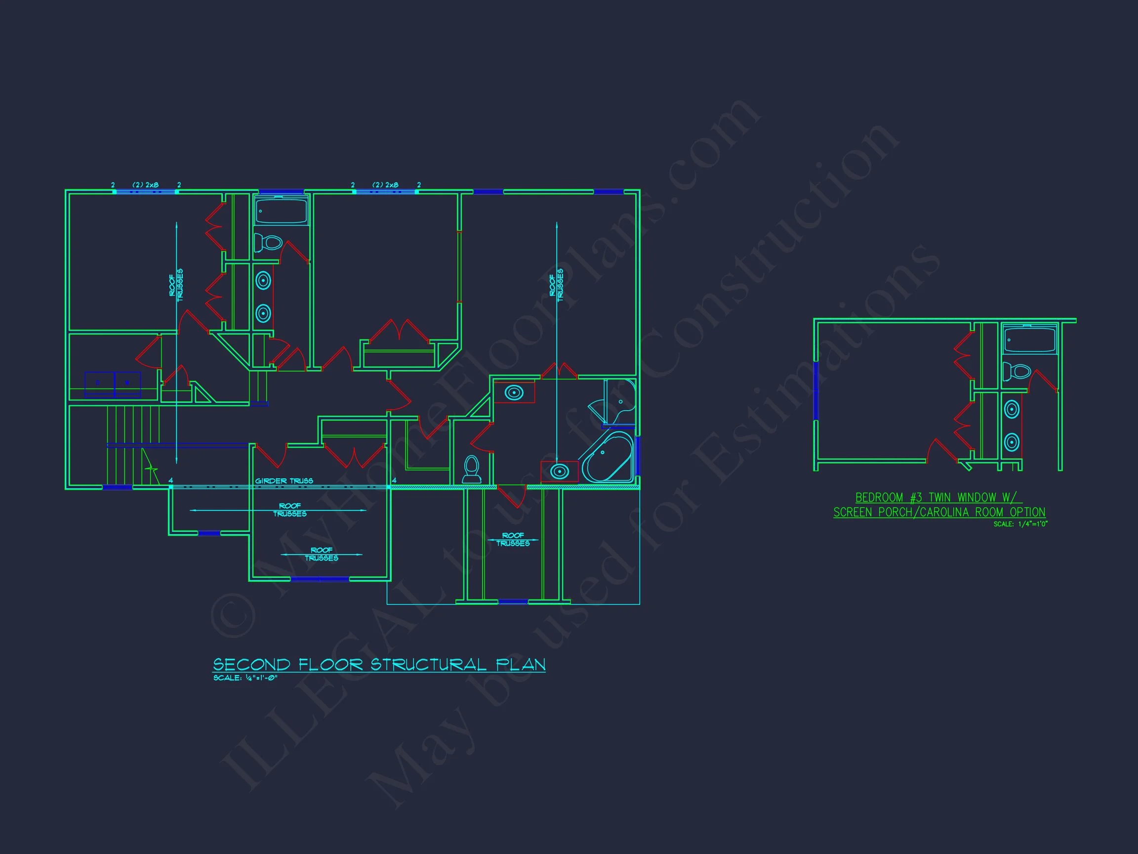 Elegant 2-Story house Plan with Spacious CAD Designs