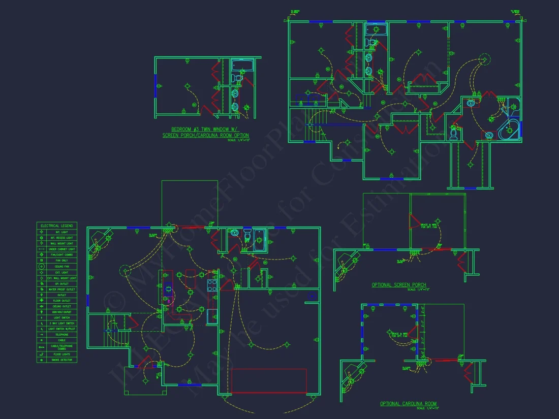Elegant 2-Story house Plan with Spacious CAD Designs