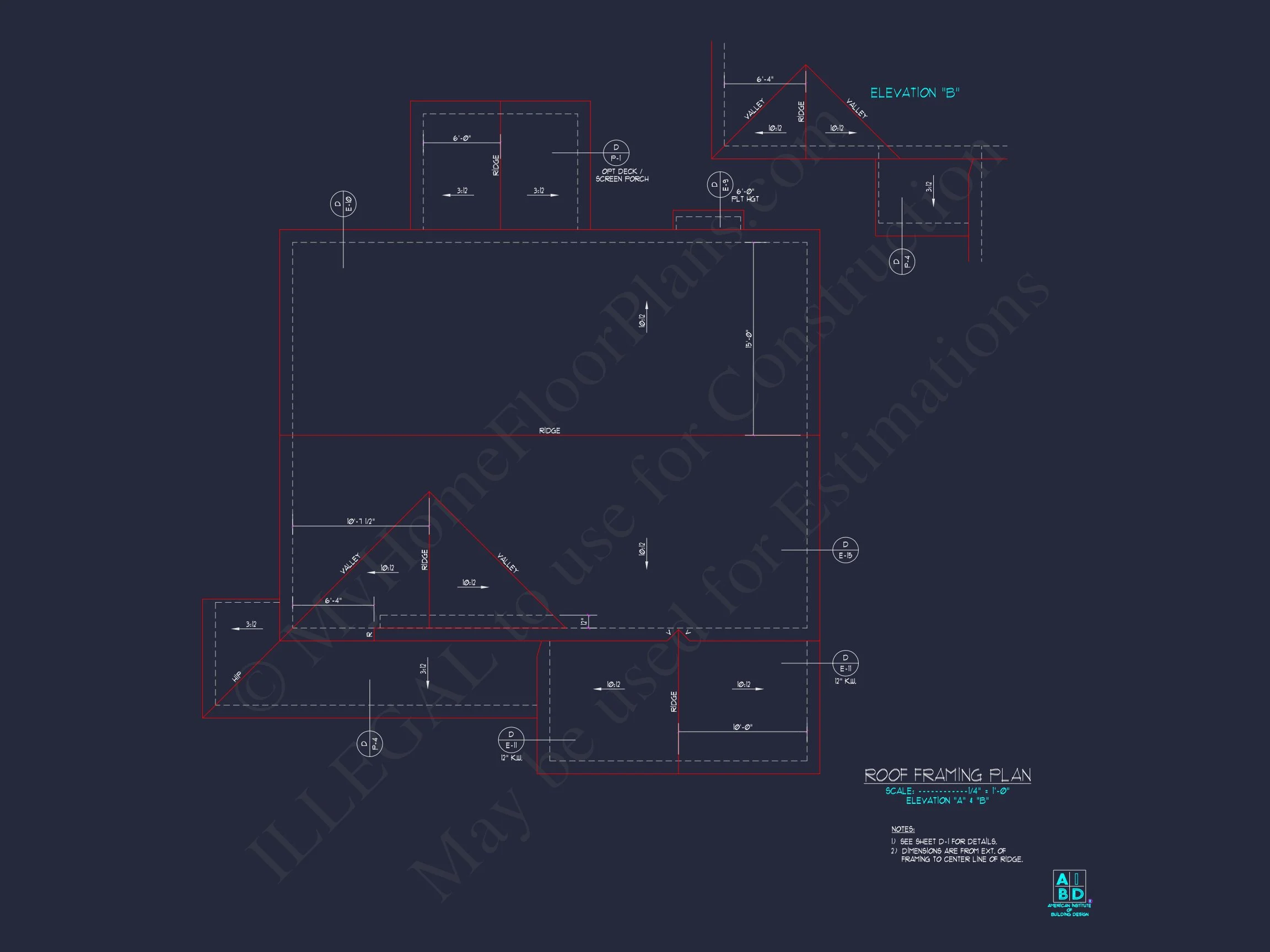 2280 Sq Ft 4-Bedroom 2-Story Traditional house Plan & Blueprint Designs