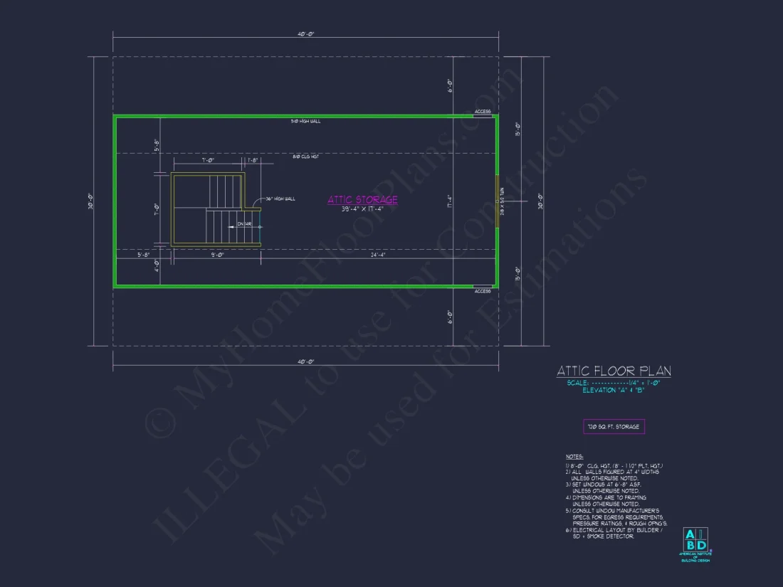 2280 Sq Ft 4-Bedroom 2-Story Traditional house Plan & Blueprint Designs
