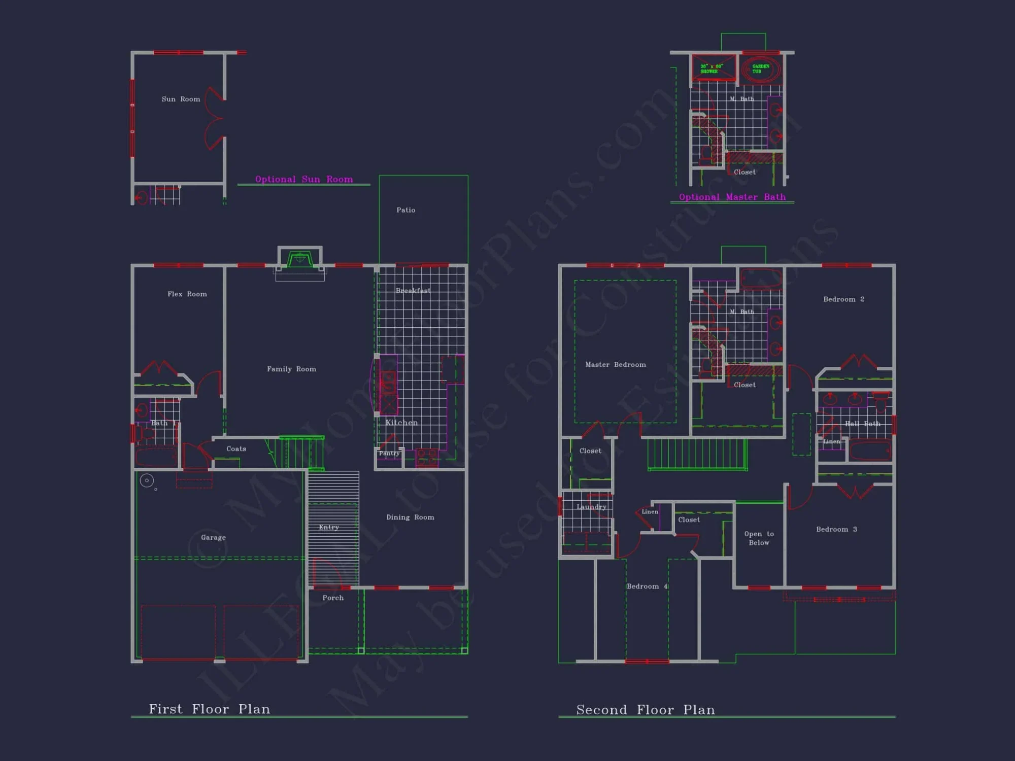 Charming 2-Story Craftsman house Plan with Spacious Layout & CAD Designs