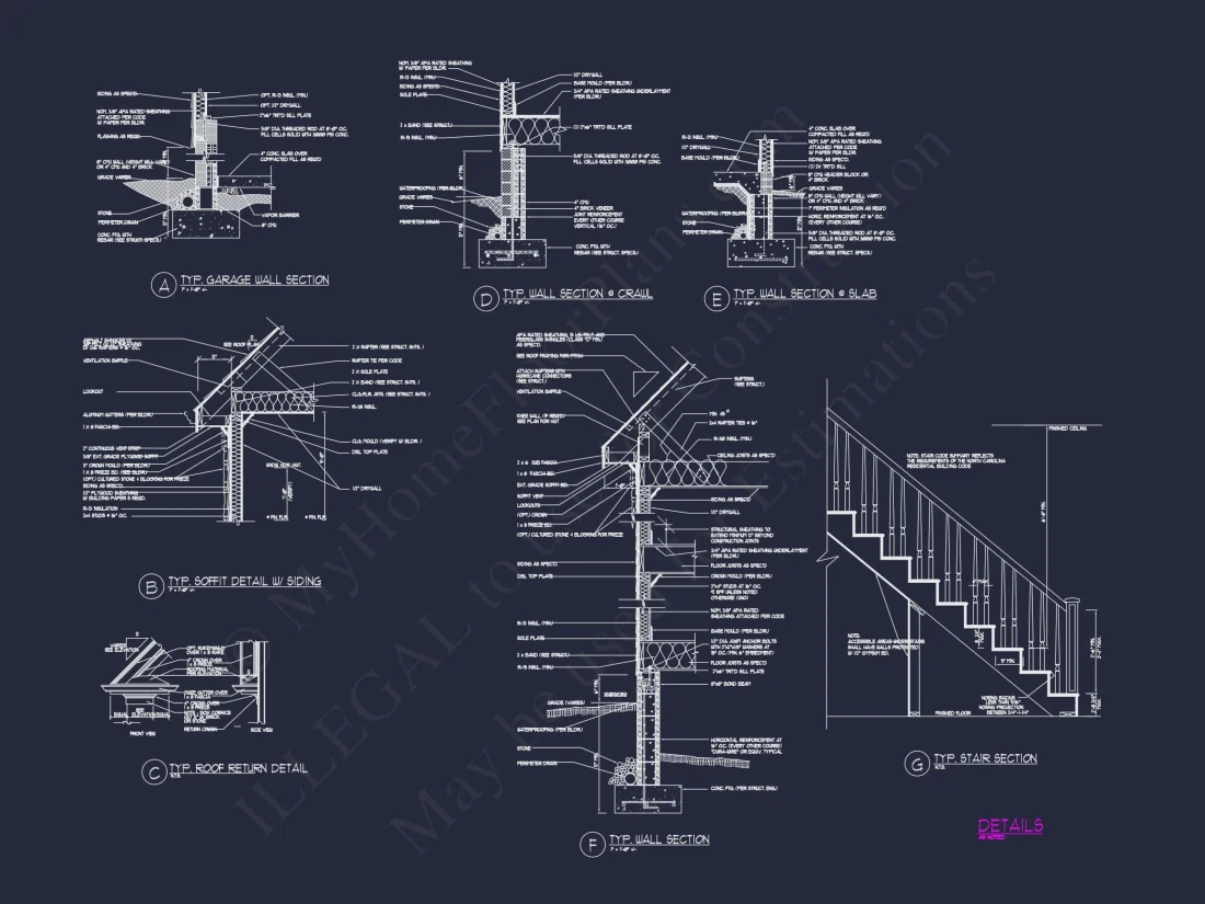 Beautiful 2-Story house Plan with CAD Blueprint Designs