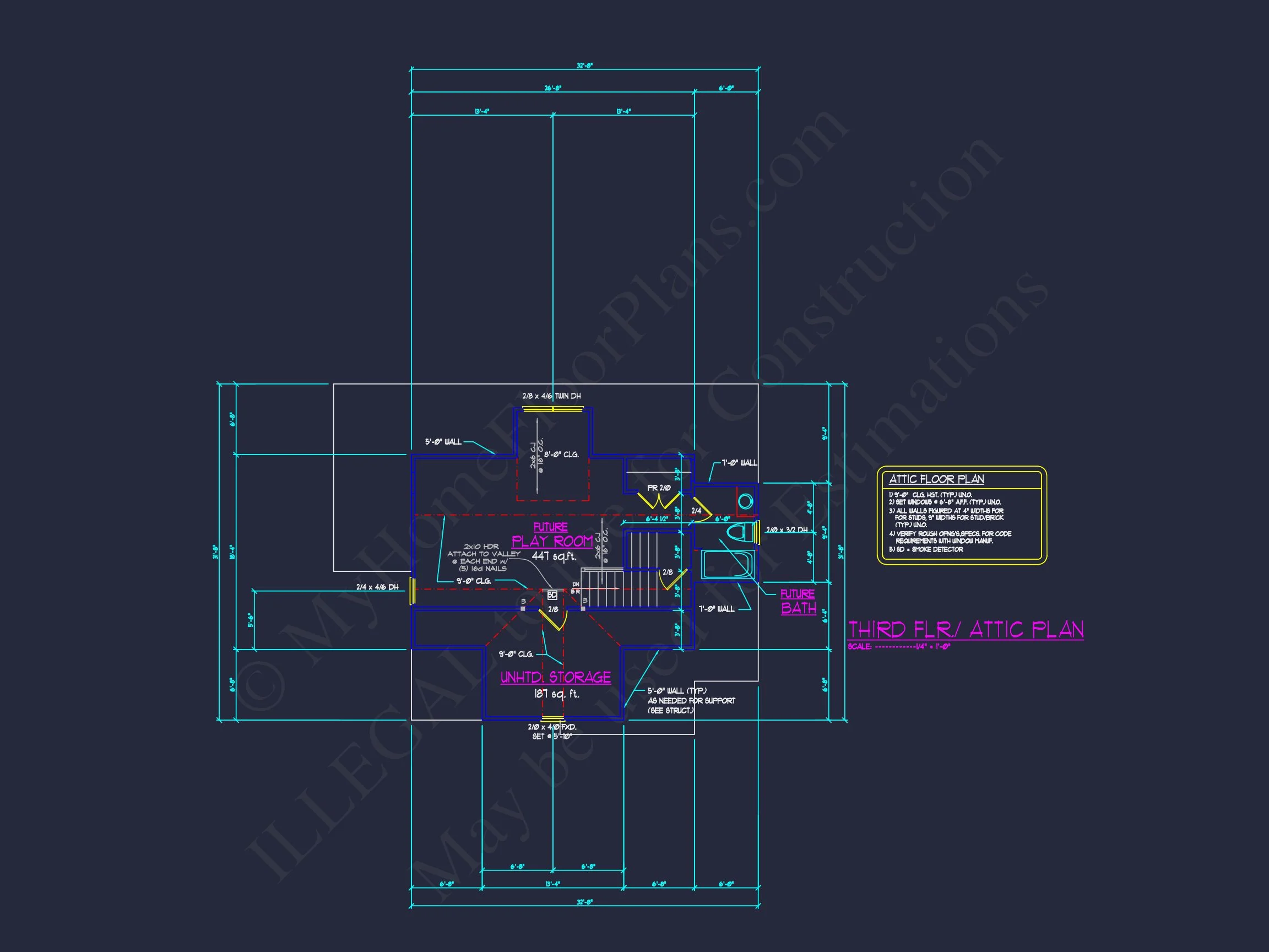 9-1853 HOUSE PLAN - Modern Farmhouse Colonial Revival – 2.5-Story, 4-Bed, 2,315 Sq Ft 13 Stylish house Plan with 2.5 Stories, Blueprint, and CAD Designs