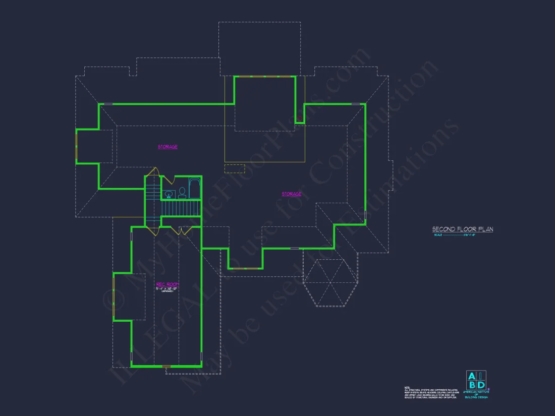 Craftsman house Floor Plan with CAD Blueprints & Features