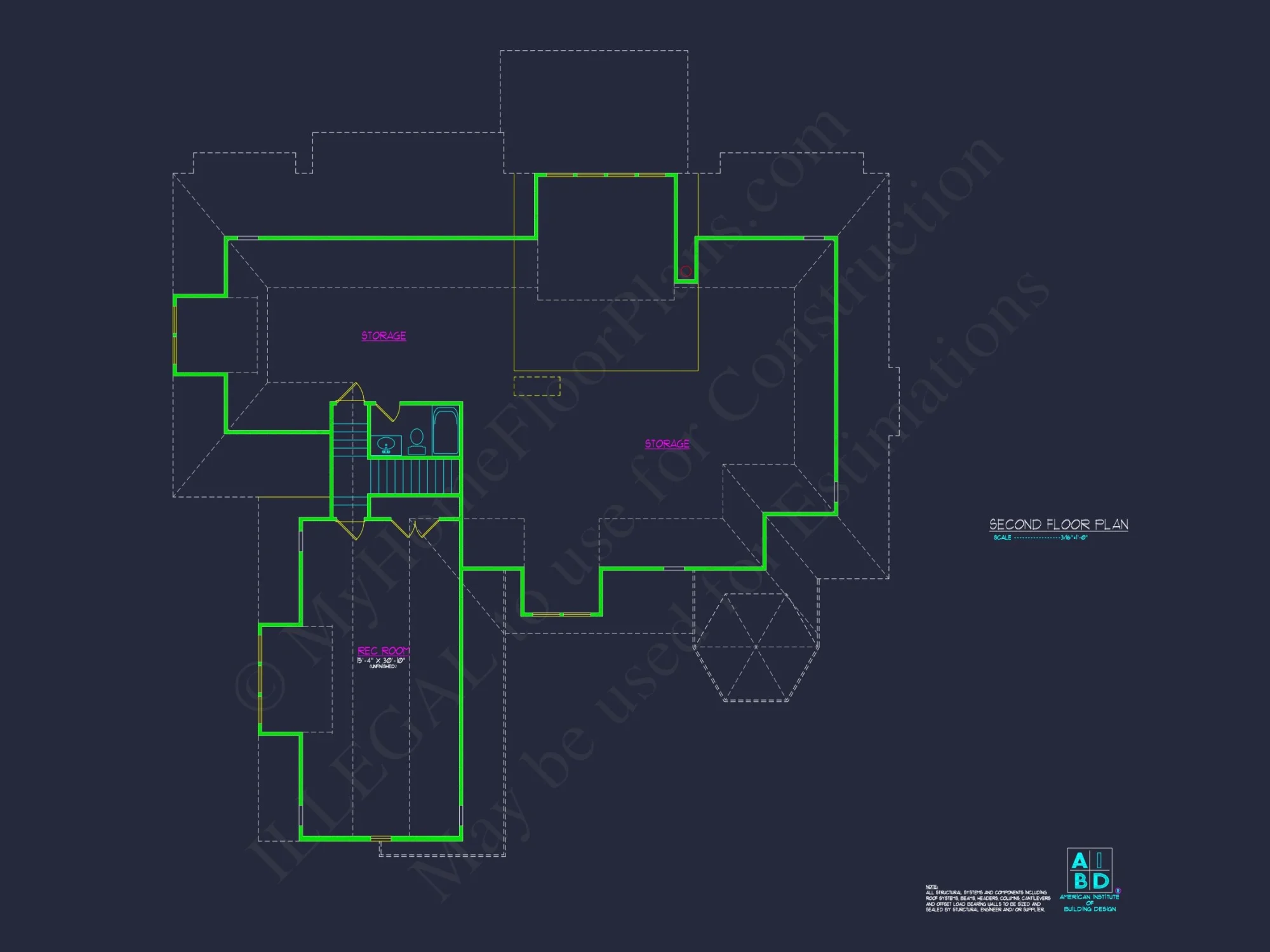 Craftsman house Floor Plan with CAD Blueprints & Features