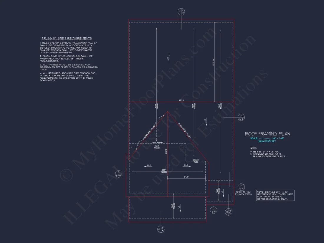 Craftsman house Plan with CAD Blueprint and Floor Designs